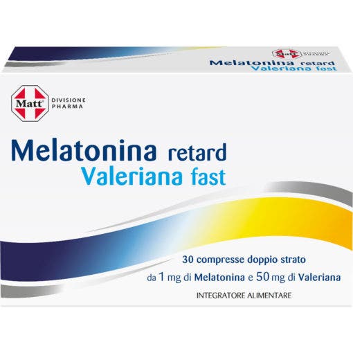 Matt Pharma Melatonina Retard Valeriana Fast 30 Comprimidos-2