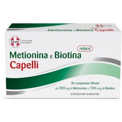Matt Pharma Metionina/Biotina Cabello Retardado 30 Comprimidos-4