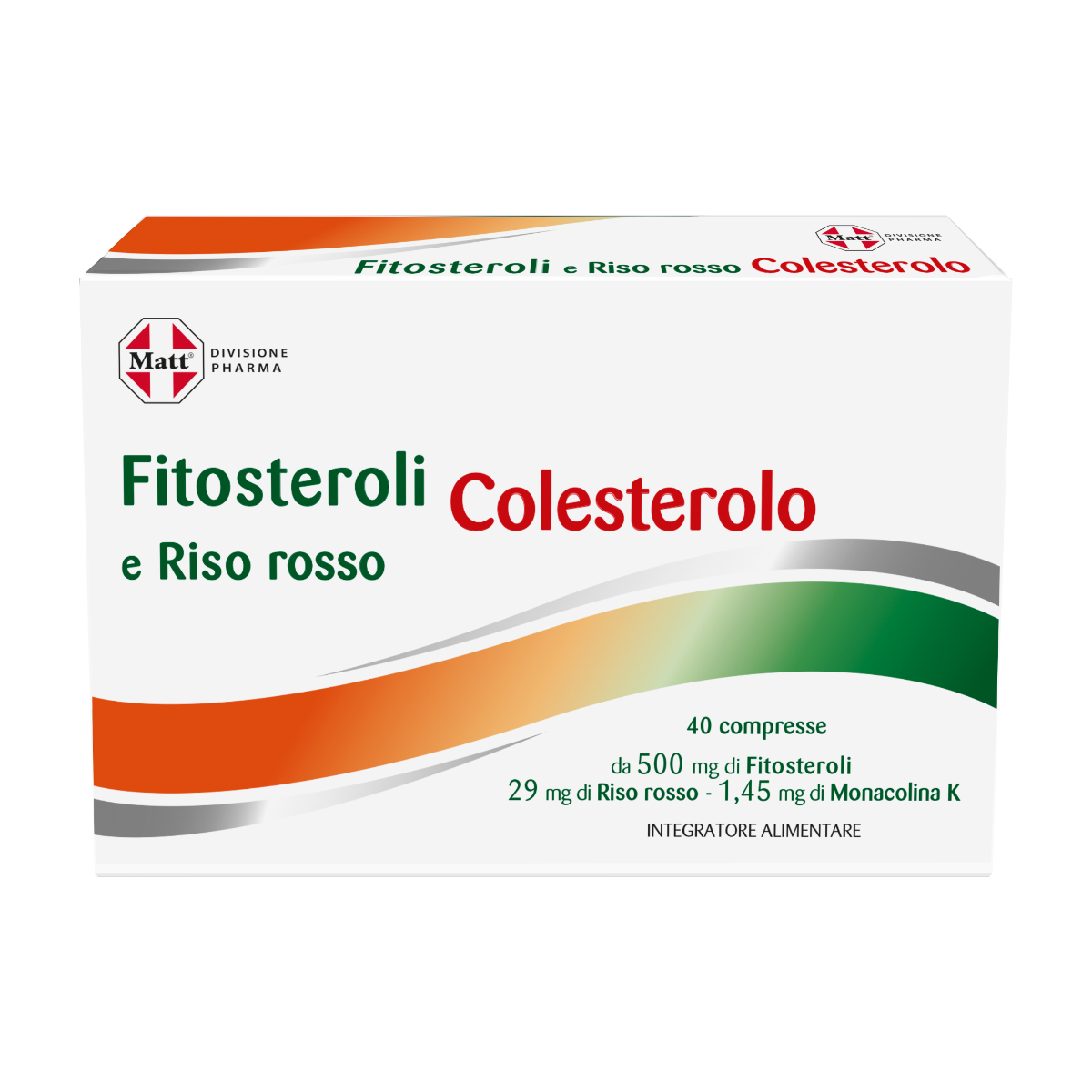 Matt Pharma Fitoesteroles Y Colesterol De Arroz Rojo 40 Comprimidos-3