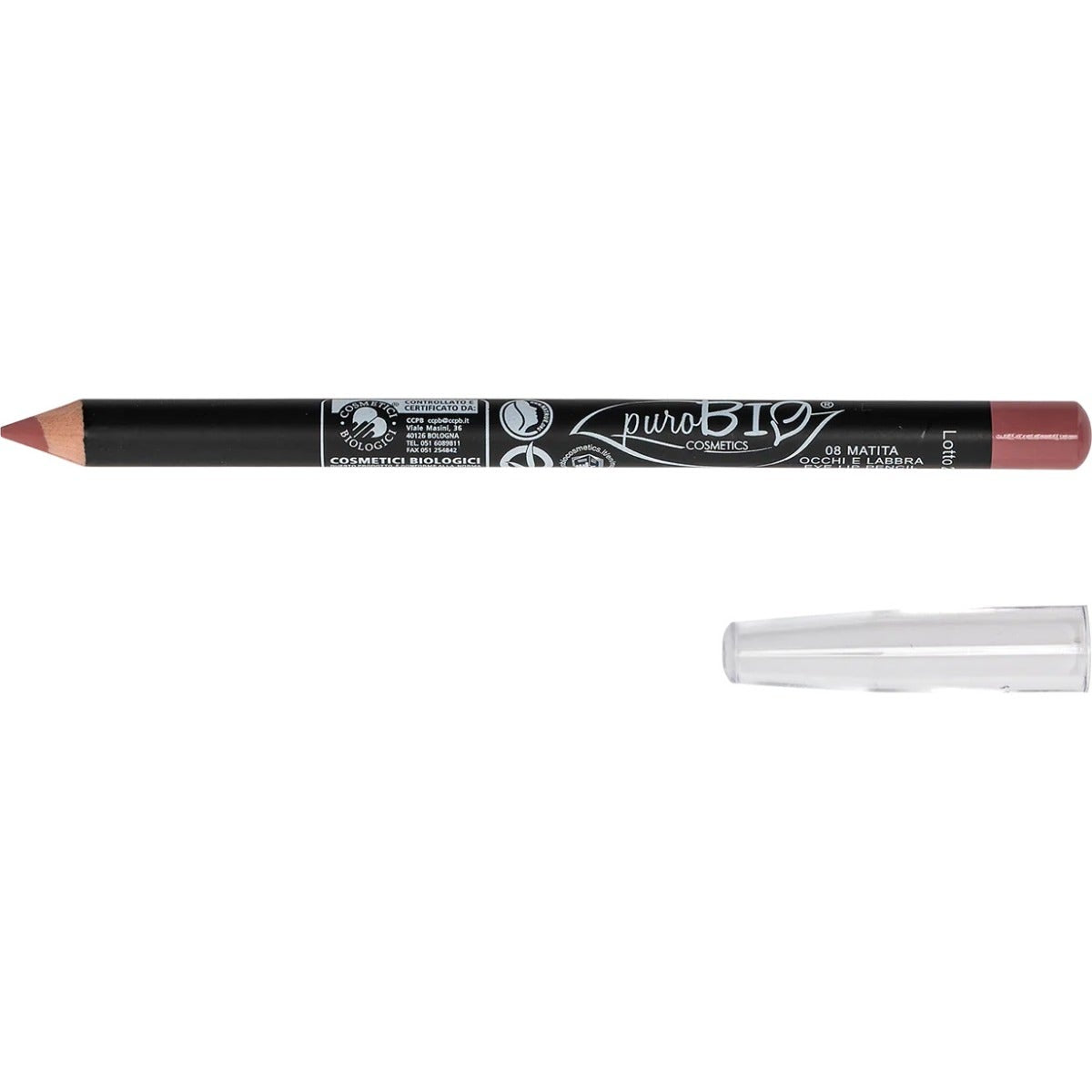 Purobio Lápiz Contorno de Labios 08 Rosa 1 Pieza-2