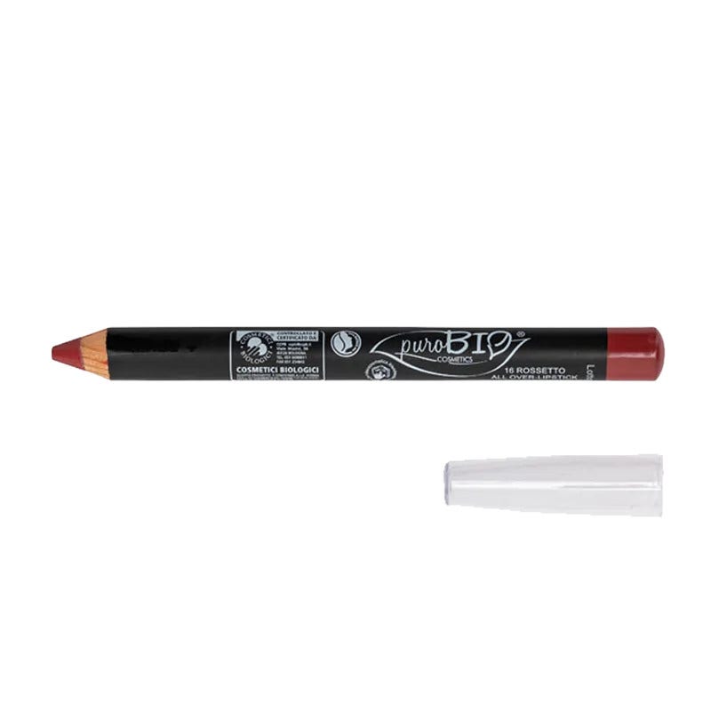 Purobio Lápiz Labial 16 Rojo 2,3g-2