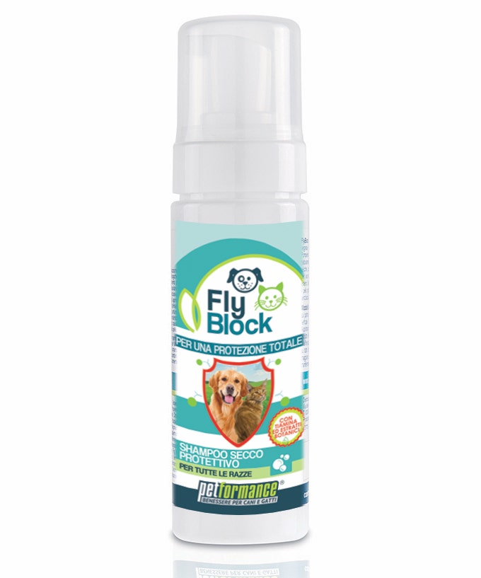 Flyblock Champú Seco Antiparasitarios Perros/Gatos 150ml-2
