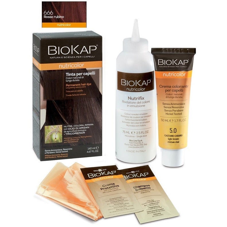 Biokap Nutricolor Tinte 6.66 Rojo Rubí-2