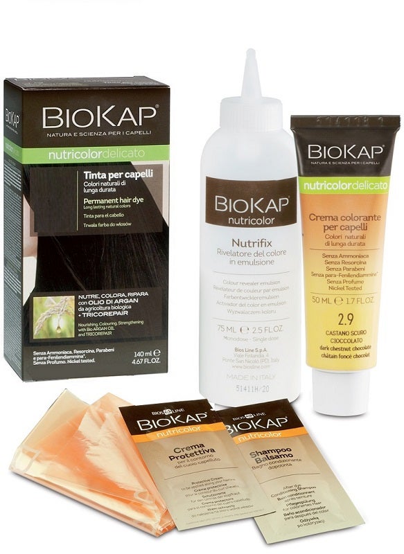 Biokap Nutricolor Tinte Delicado 5.05 Castaño Avellana 140ml-6