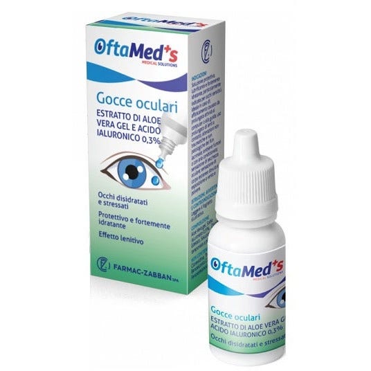 Oftamed's Colirio Ojos Deshidratados/Estresados Gel Aloe Vera/Ácido Hialurónico 0,3% 10ml-2