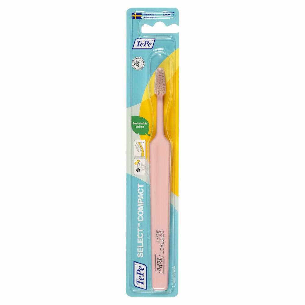 Cepillo de dientes suave compacto Tepe-1