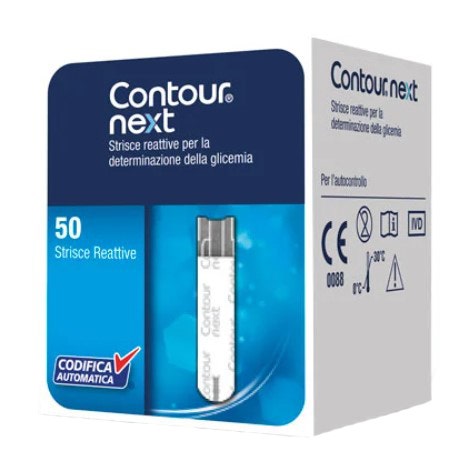 Tiras reactivas de glucosa en sangre Contour 50 piezas-2