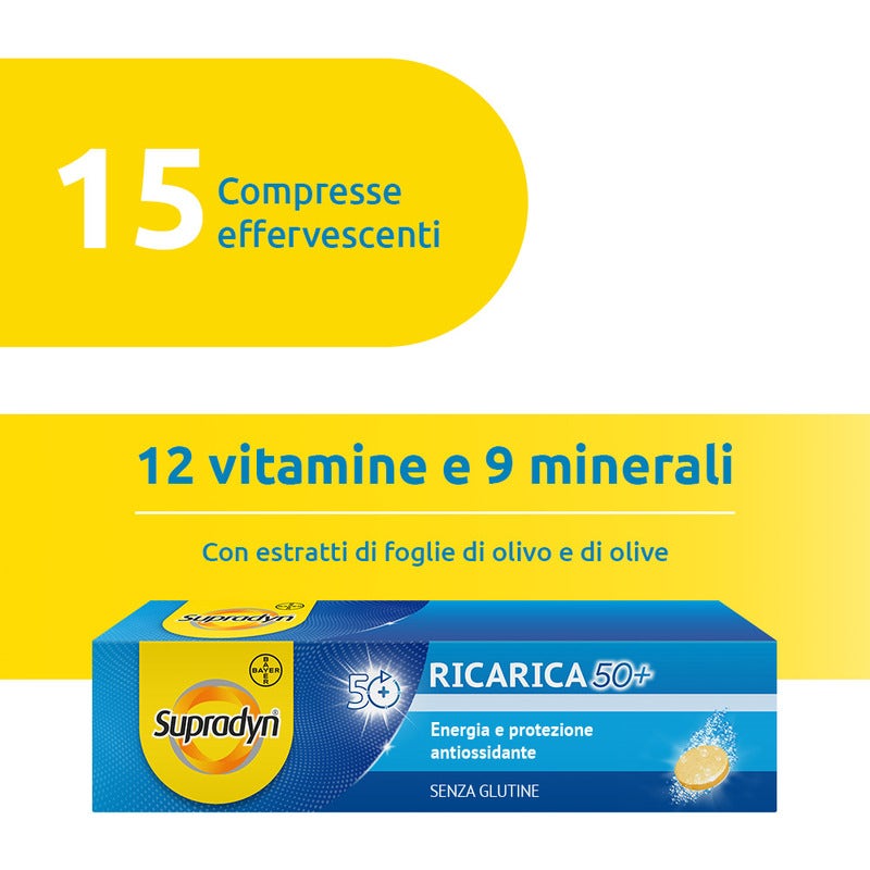 Supradyn Recambio 50+ Efervescente 15 Comprimidos-16