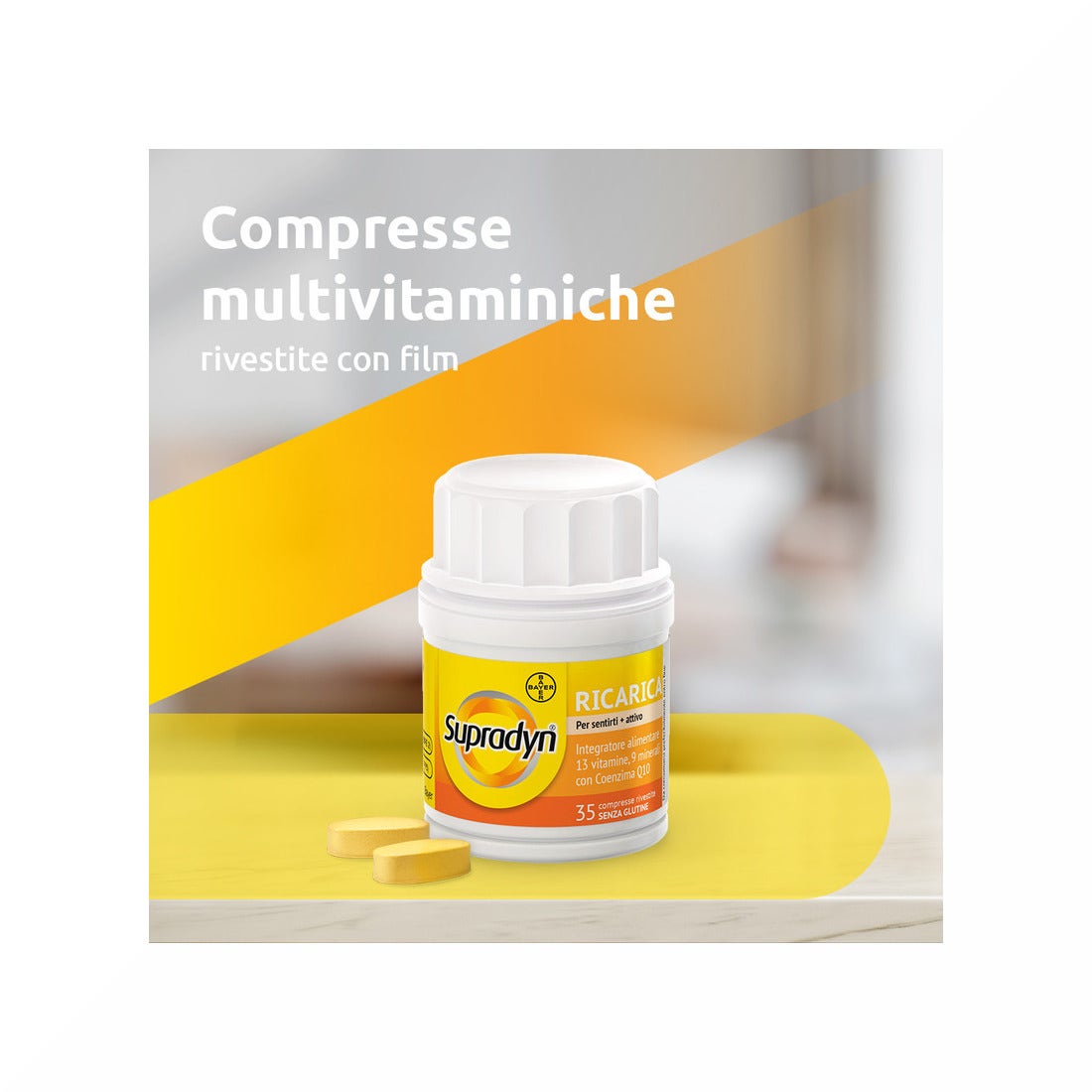 Supradyn Ricarica Integratore Vitamine e Sali Minerali 35 Compresse Rivestite-22
