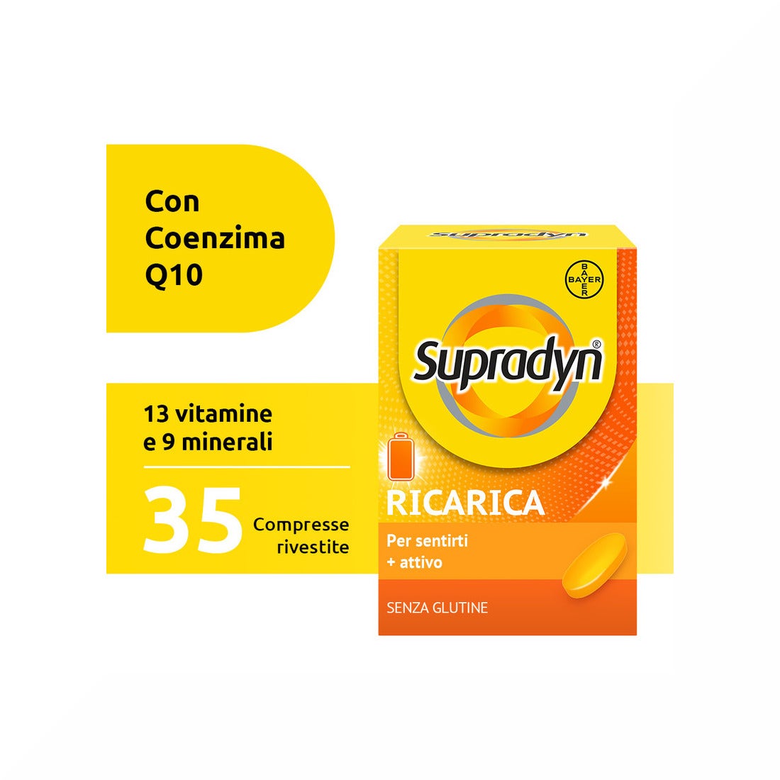 Supradyn Ricarica Integratore Vitamine e Sali Minerali 35 Compresse Rivestite-27