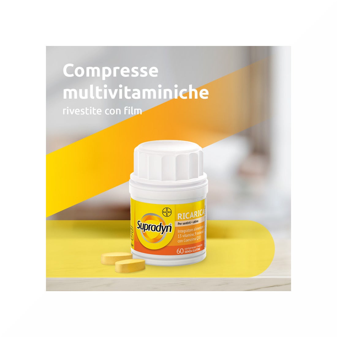 Supradyn Ricarica Integratore Vitamine e Sali Minerali 60 Compresse Rivestite-23