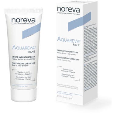 Noreva Acquareva Crema Rica Hidratante 24H Rostro 40ml-2