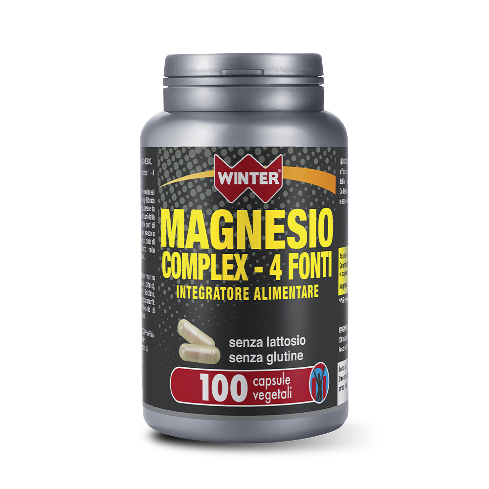 Winter Magnesium Complex 4 Fuentes 100 Cápsulas Vegetarianas-1