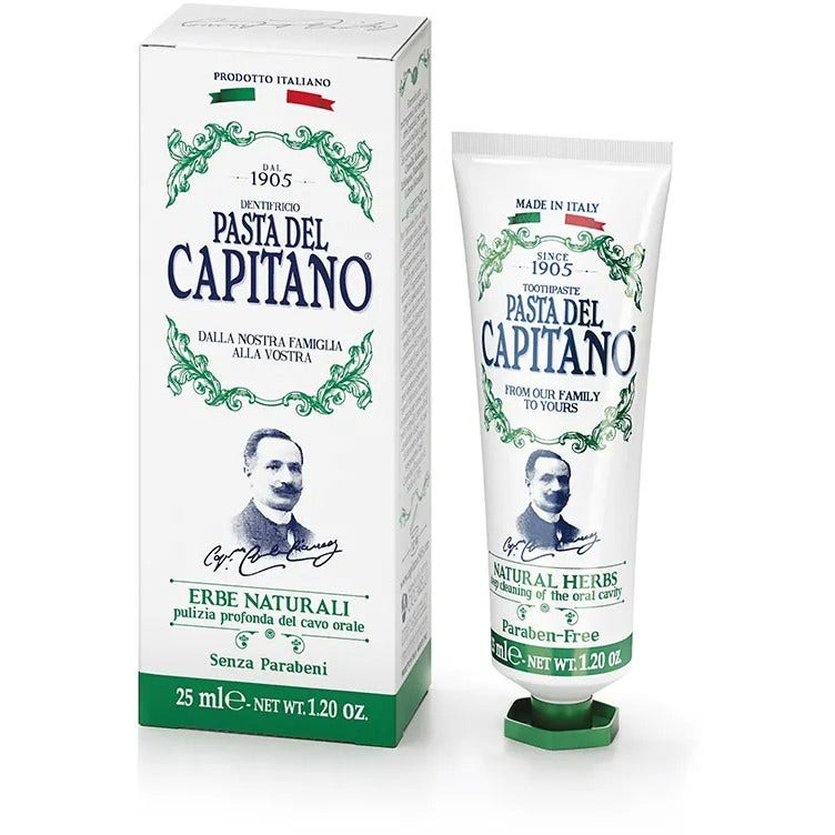 Pasta Del Capitano 1905 Dentífrico Hierbas Naturales 25ml-2