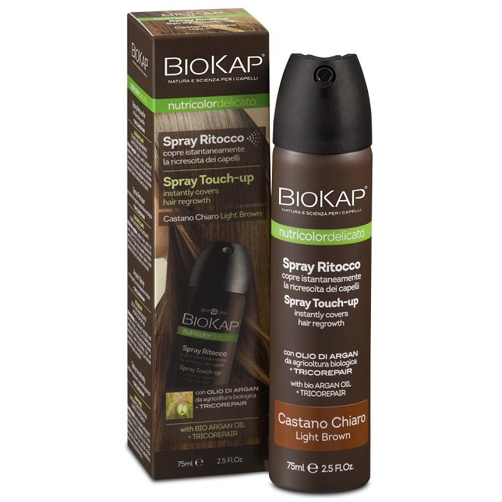 Biokap Nutricolor Spray Retoque Castaño Claro Delicado 75ml-2