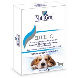 Quieto Alimento Complementario Relajante Para Perros 30 Comprimidos-1