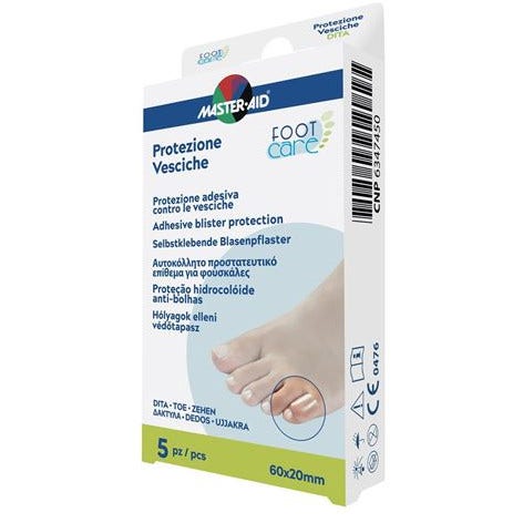 Master-Aid Foot Care Ampollas Protección Para Dedos 60x20mm 5 Piezas-1
