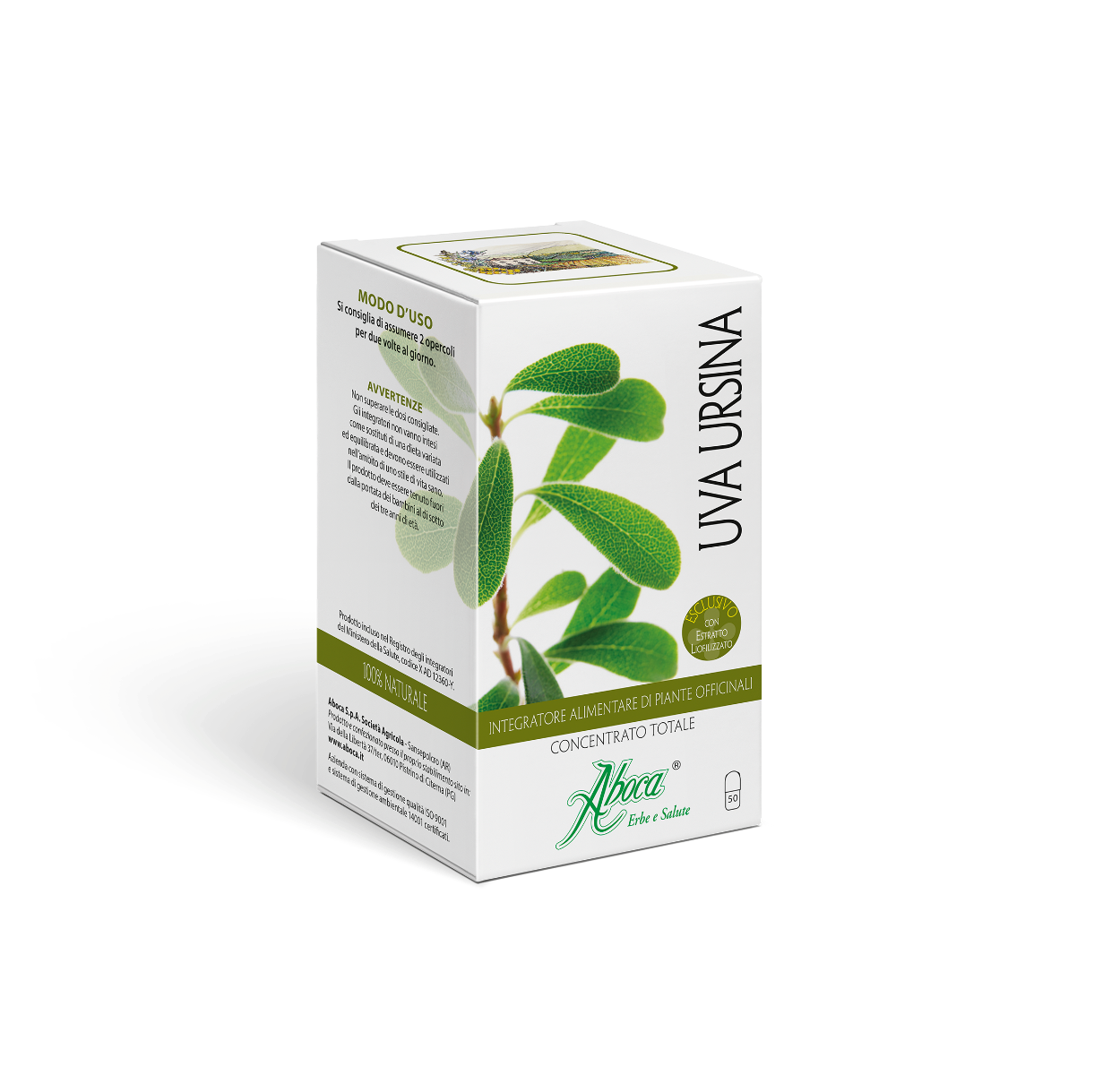 Aboca Uva Ursina Total Concentrado 50 Cápsulas-1
