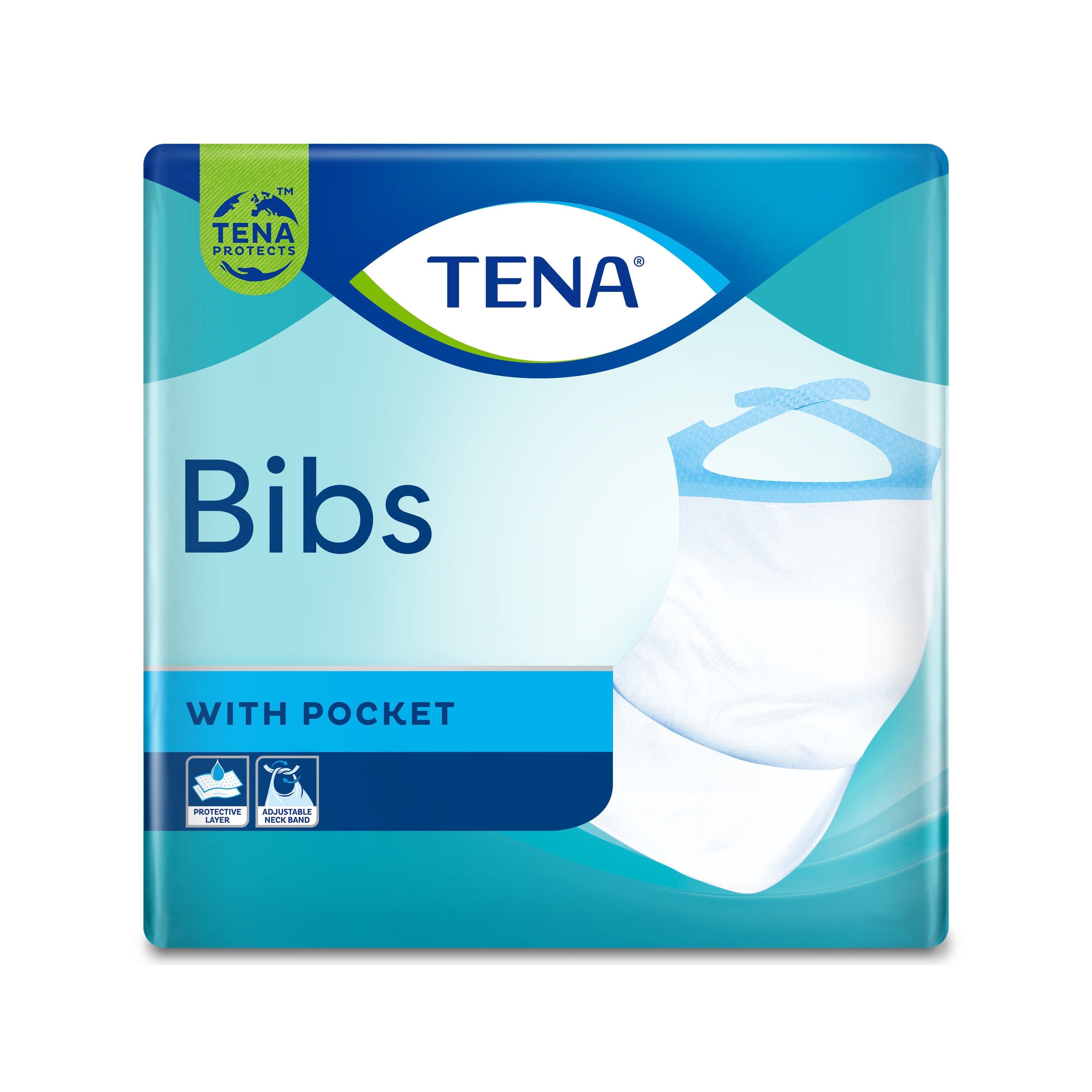 Tena Baberos Desechables M/L 150 Piezas-5
