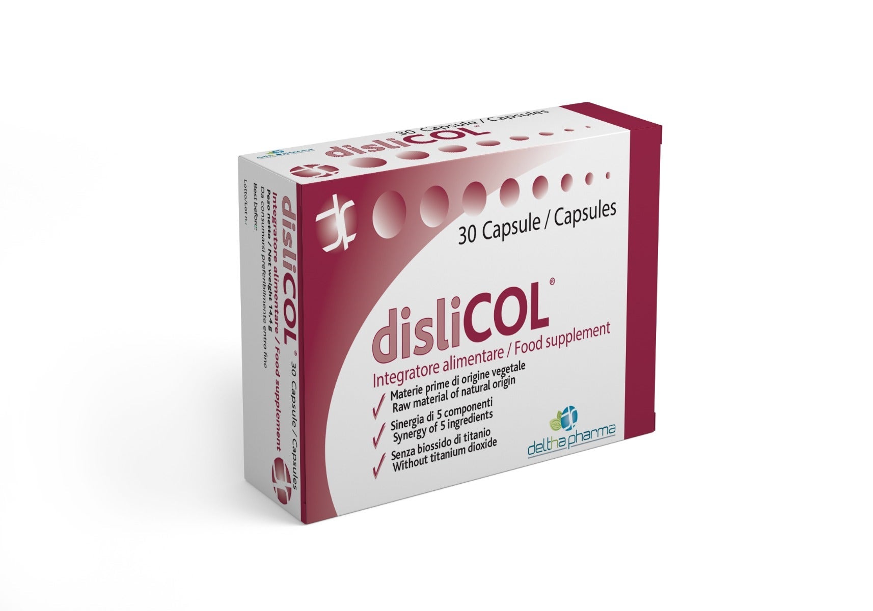 Deltha Pharma DisliCol 30 Cápsulas-2
