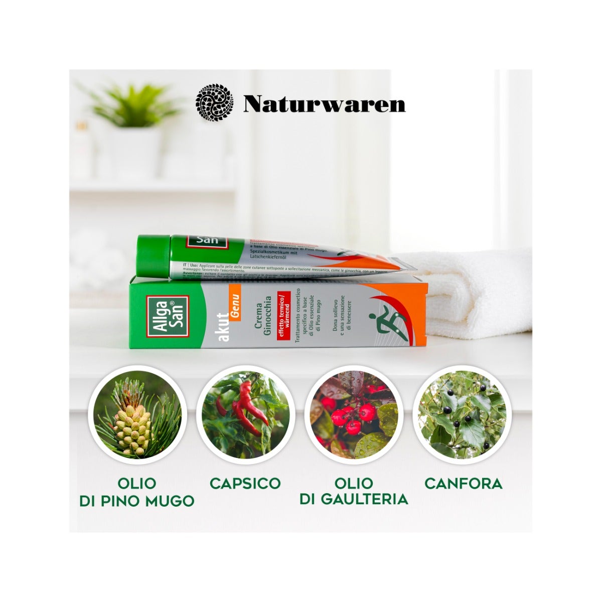 AllgaSan Crema Rodillas Akut Genu Efecto Térmico 50ml-2