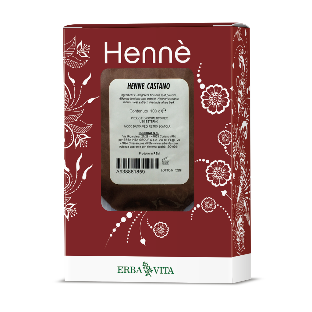 Tinte Cabello Castaño Henne 100g-3