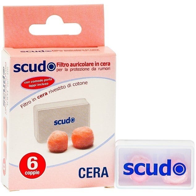 Cera protectora para tapones auditivos 6 pares-2