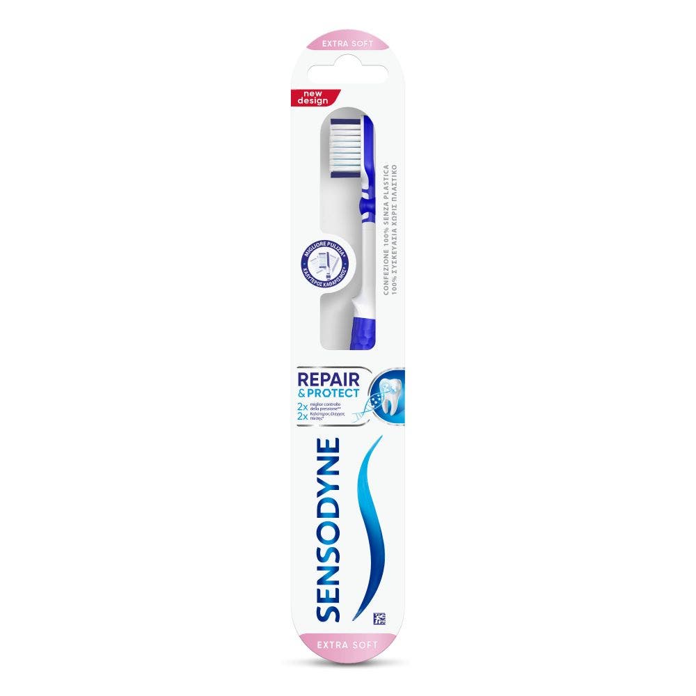 Sensodyne Cepillo de dientes Reparación Proteger dientes sensibles 1 pieza-5