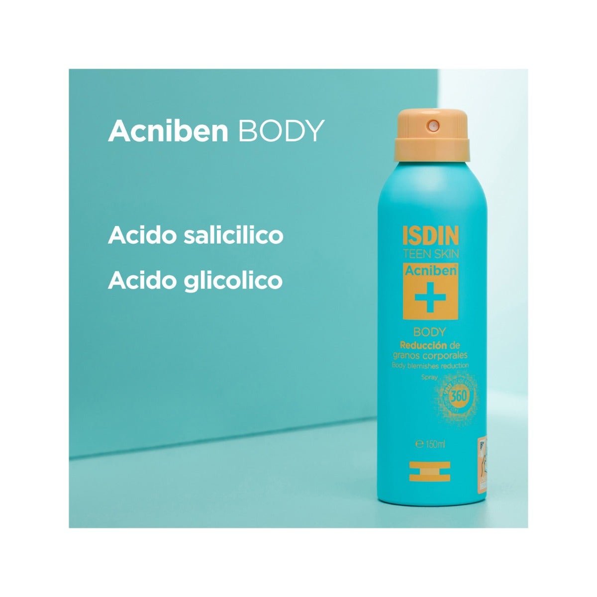 Isdin Acniben Body Spray Antiacné 150ml-11