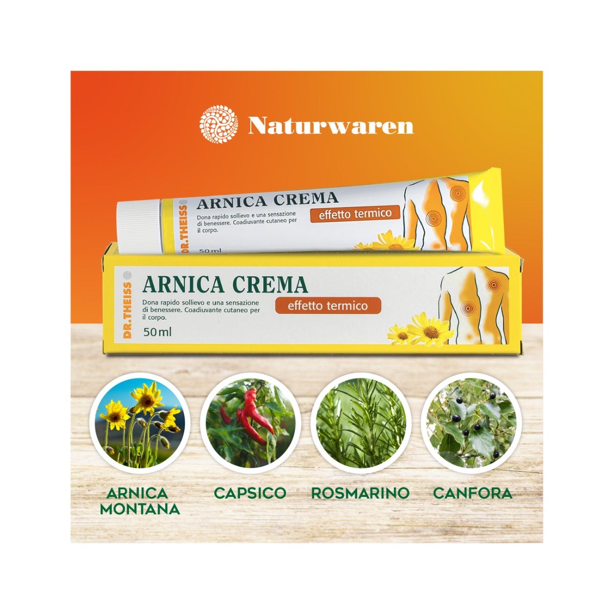 Dr Theiss Pomada Calentadora Arnica 50g-4