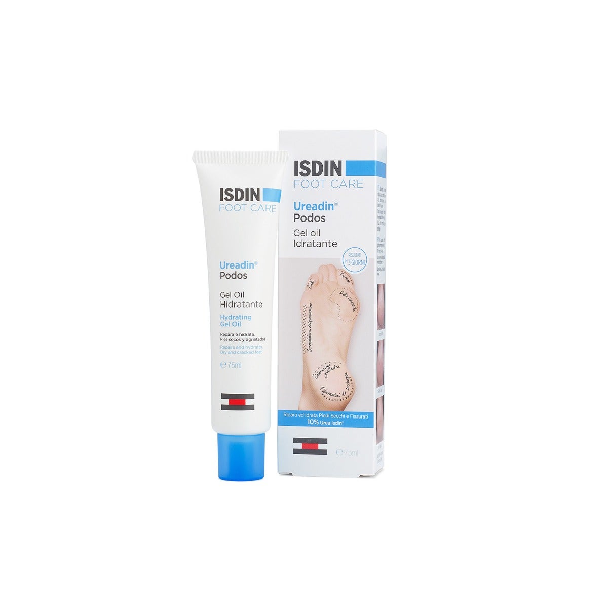 Isdin Ureadin Podos Gel Aceite Hidratante Pies Secos 75ml-2