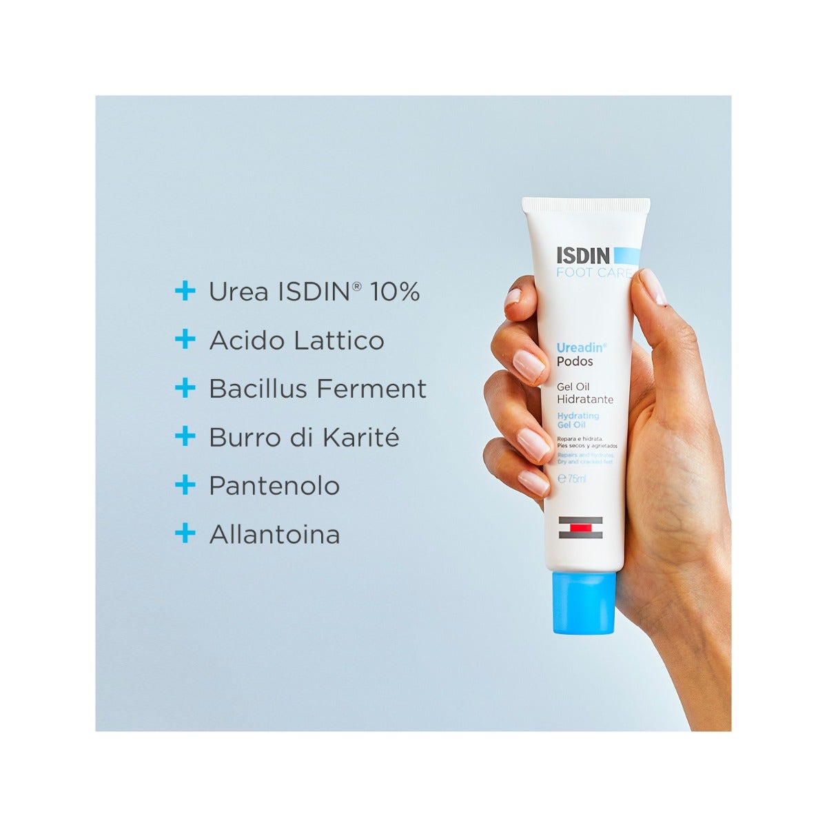 Isdin Ureadin Podos Gel Aceite Hidratante Pies Secos 75ml-5