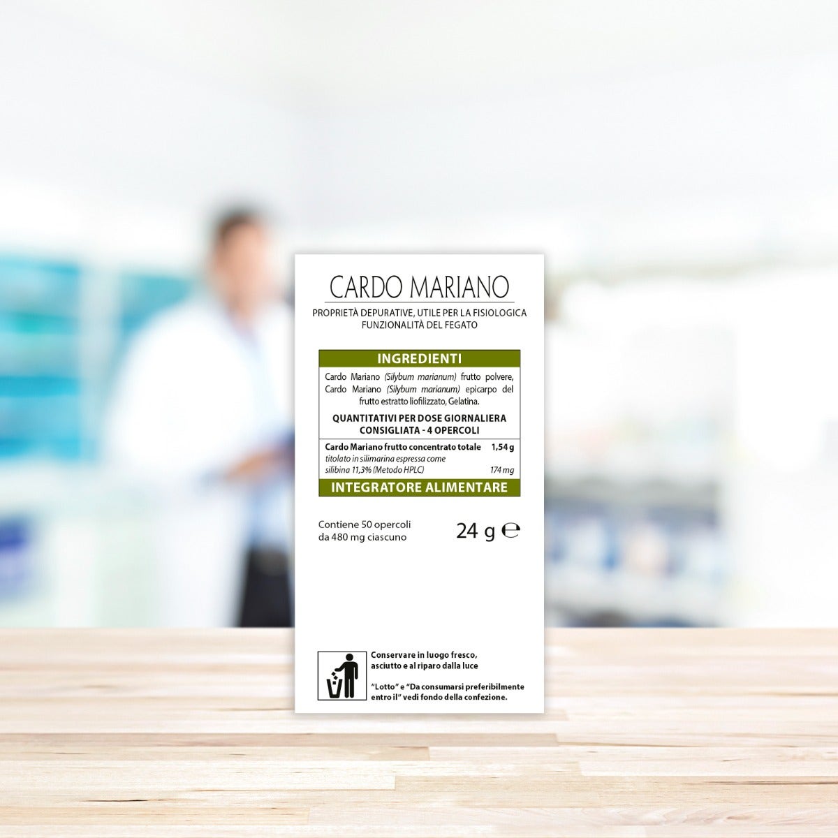 Aboca Cardo Mariano Total Concentrado 50 Cápsulas-6