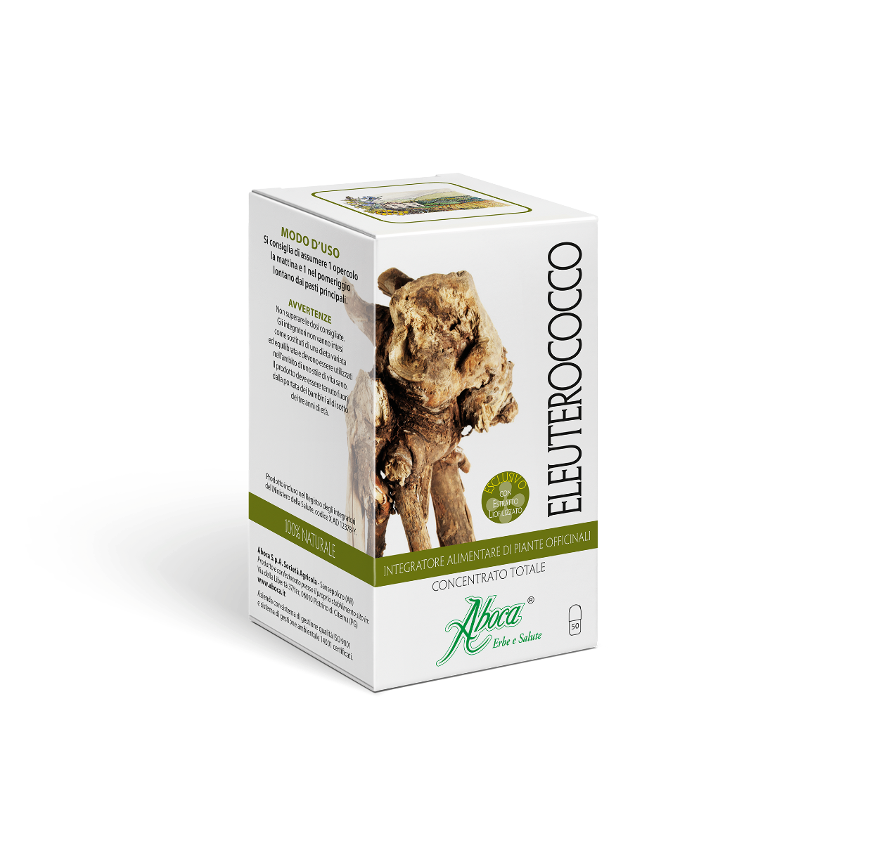 Aboca Eleuterococco Total Concentrado 50 Cápsulas-3