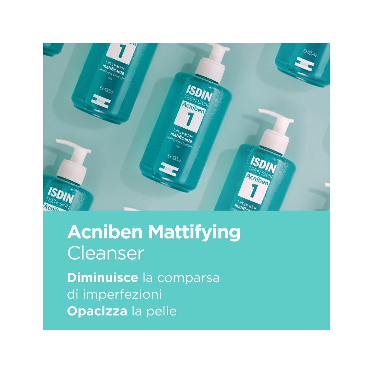 Isdin Acniben Limpiador Higiene Profunda 400ml-1