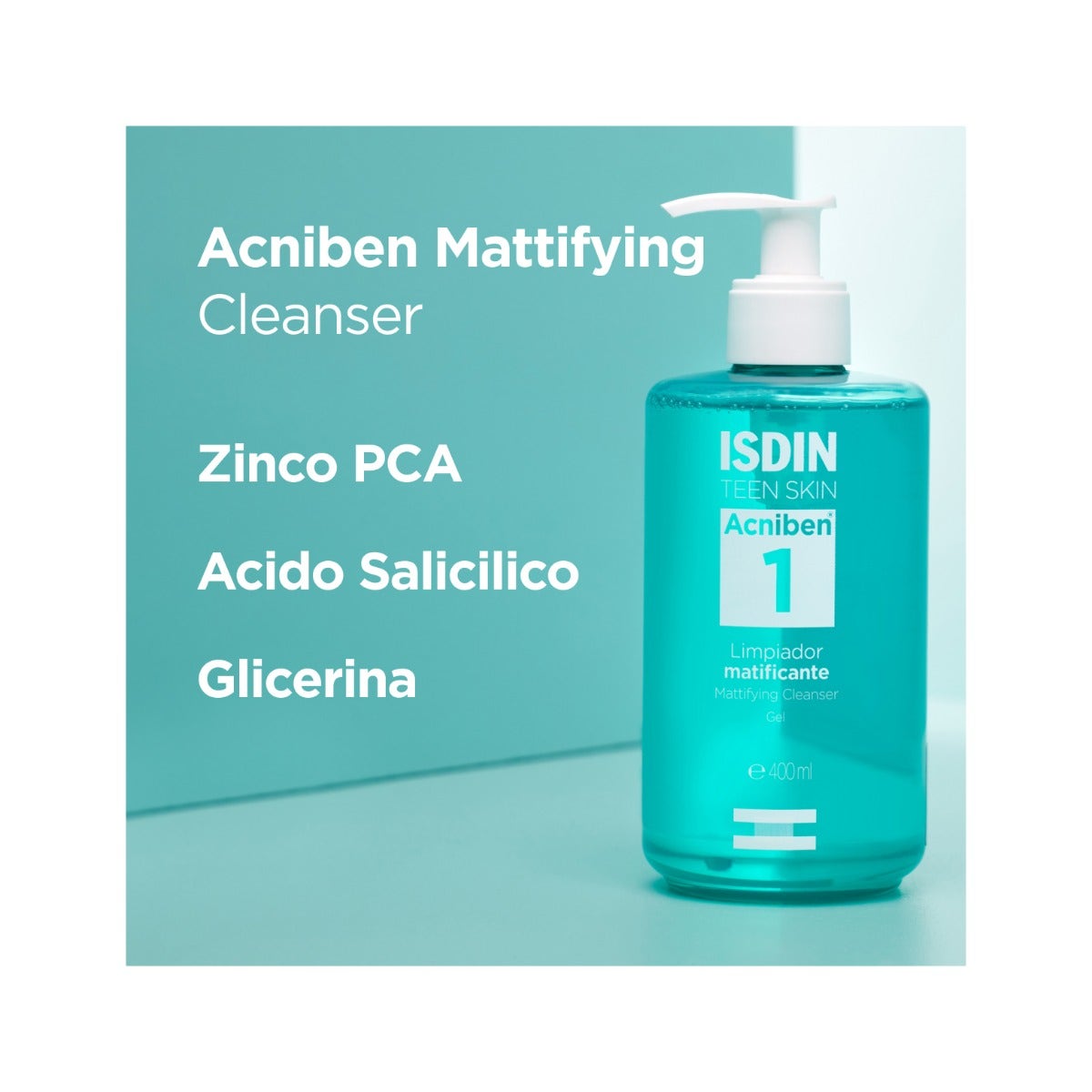 Isdin Acniben Limpiador Higiene Profunda 400ml-4