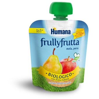 Humana Frullyfrutta Manzana Pera 90g 6 Meses +-2