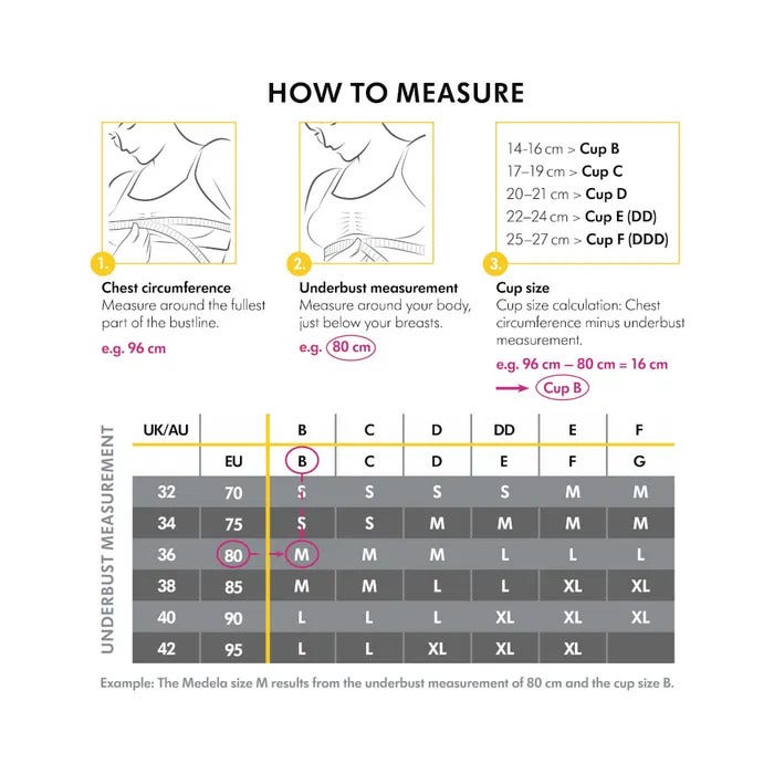Medela Keep Cool Sujetador Embarazo y Lactancia Transpirable Negro Talla XL-1
