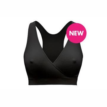 Medela Keep Cool Sleep Sujetador Embarazo/Lactancia Color Negro Talla L-1