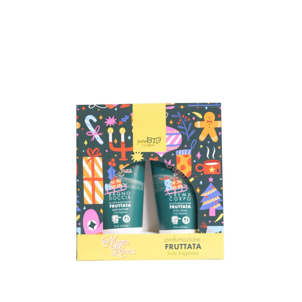 Purobio For Skin Kit Crema Corporal Fragancia Frutal 75ml + Gel De Ducha 75ml-1