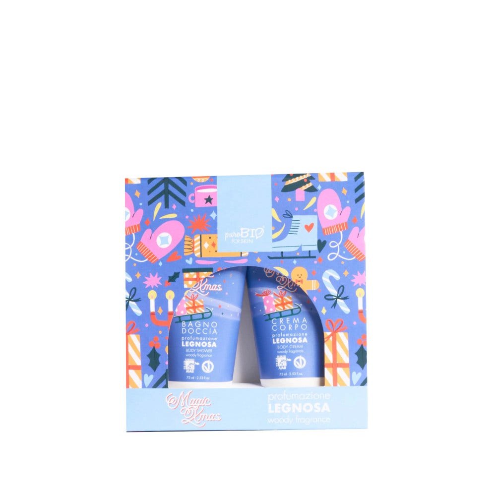 Purobio For Skin Kit Fragancia Amaderada Crema Corporal 75ml + Gel De Ducha 75ml-2