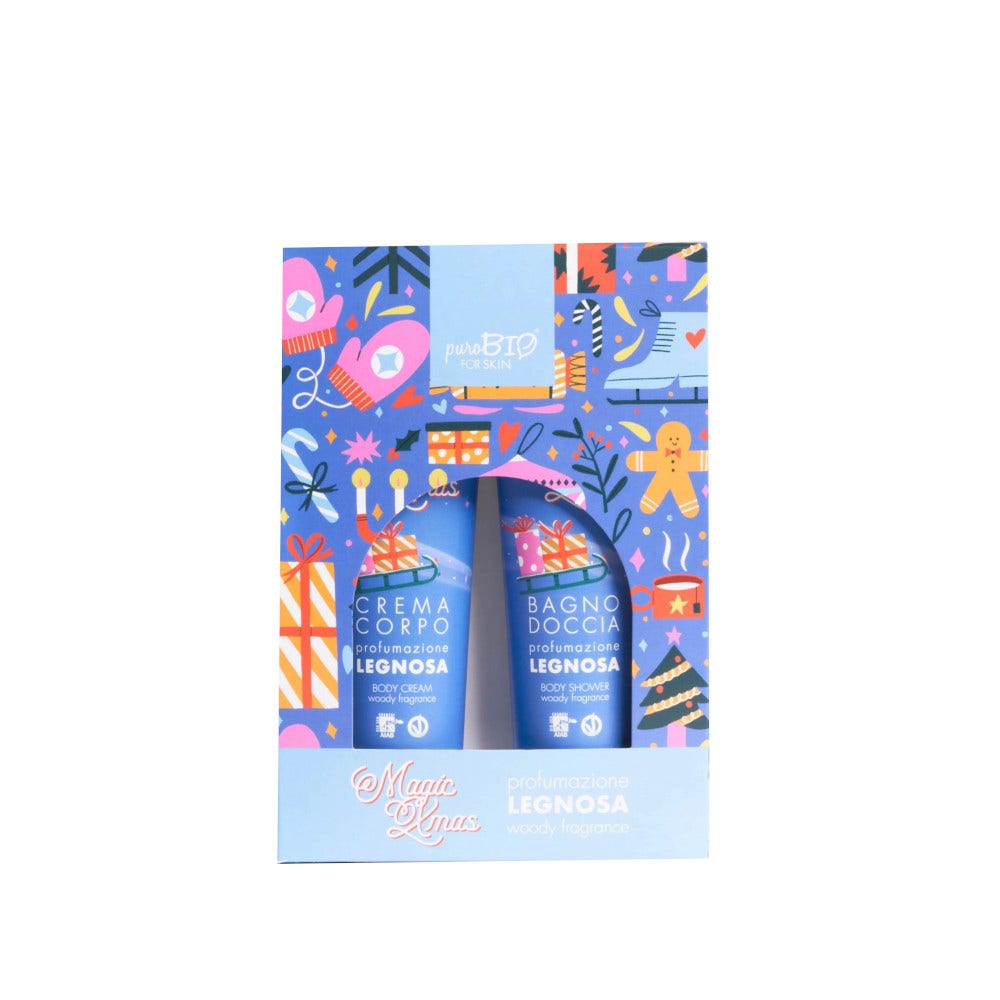Purobio For Skin Kit Fragancia Amaderada Crema Corporal 150ml + Gel De Ducha 150ml-1