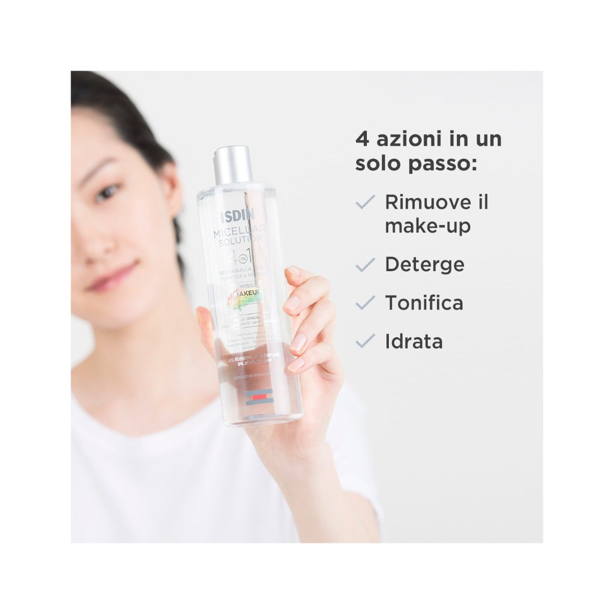 Isdin Solución Micelar Limpieza Facial Hidratante 400ml-4