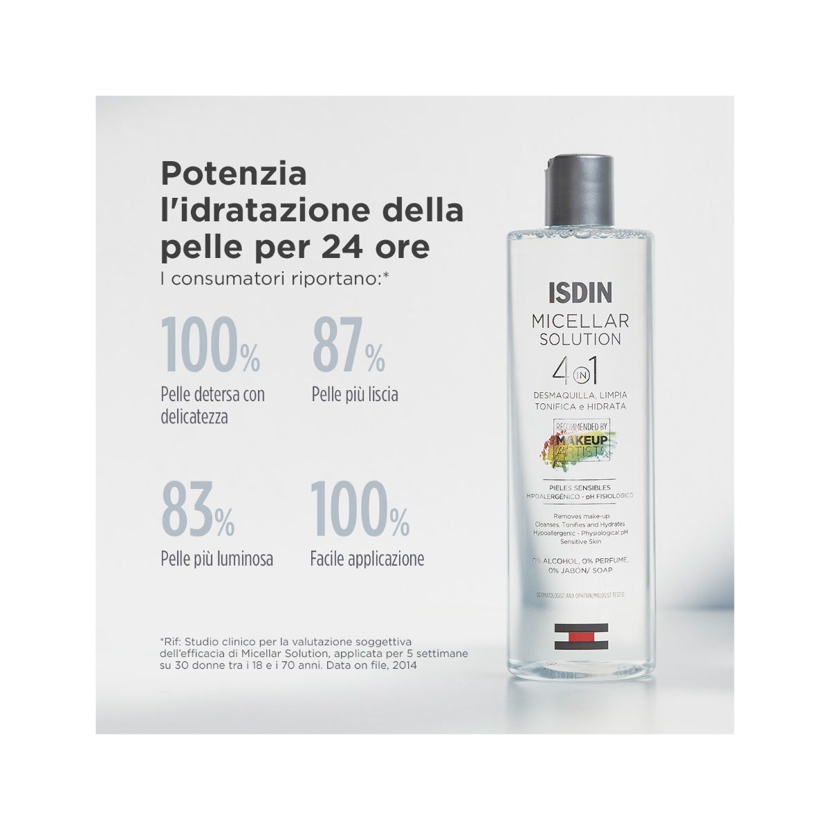 Isdin Solución Micelar Limpieza Facial Hidratante 400ml-5
