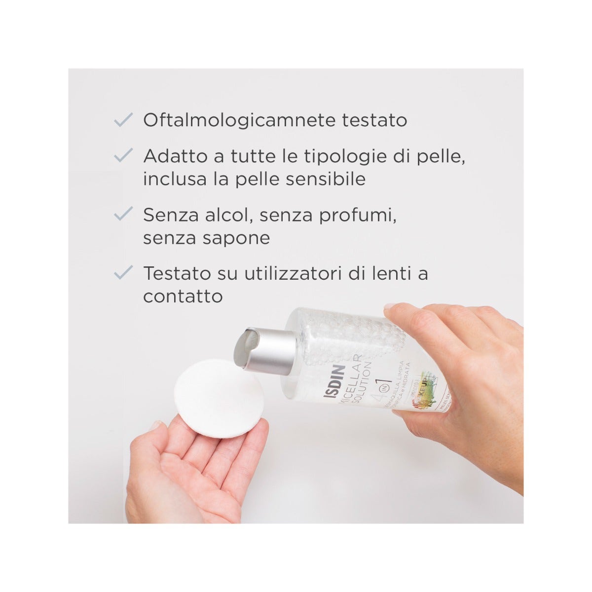 Isdin Solución Micelar Limpieza Facial Hidratante 400ml-7