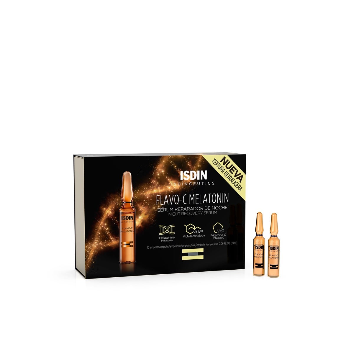 Isdin Isdinceutics Flavo-C Melatonina Rostro 10 Viales-2