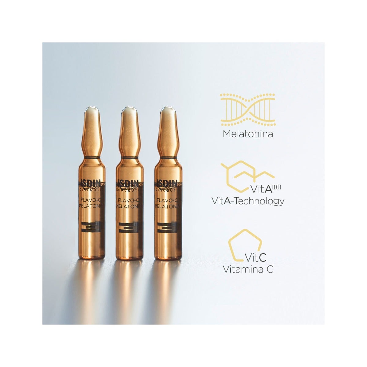 Isdin Isdinceutics Flavo-C Melatonina Rostro 30 Viales-5