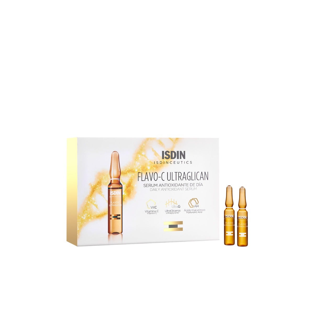 Isdin Isdinceutics Flavo-C Ultraglican Rostro 30 Viales-2