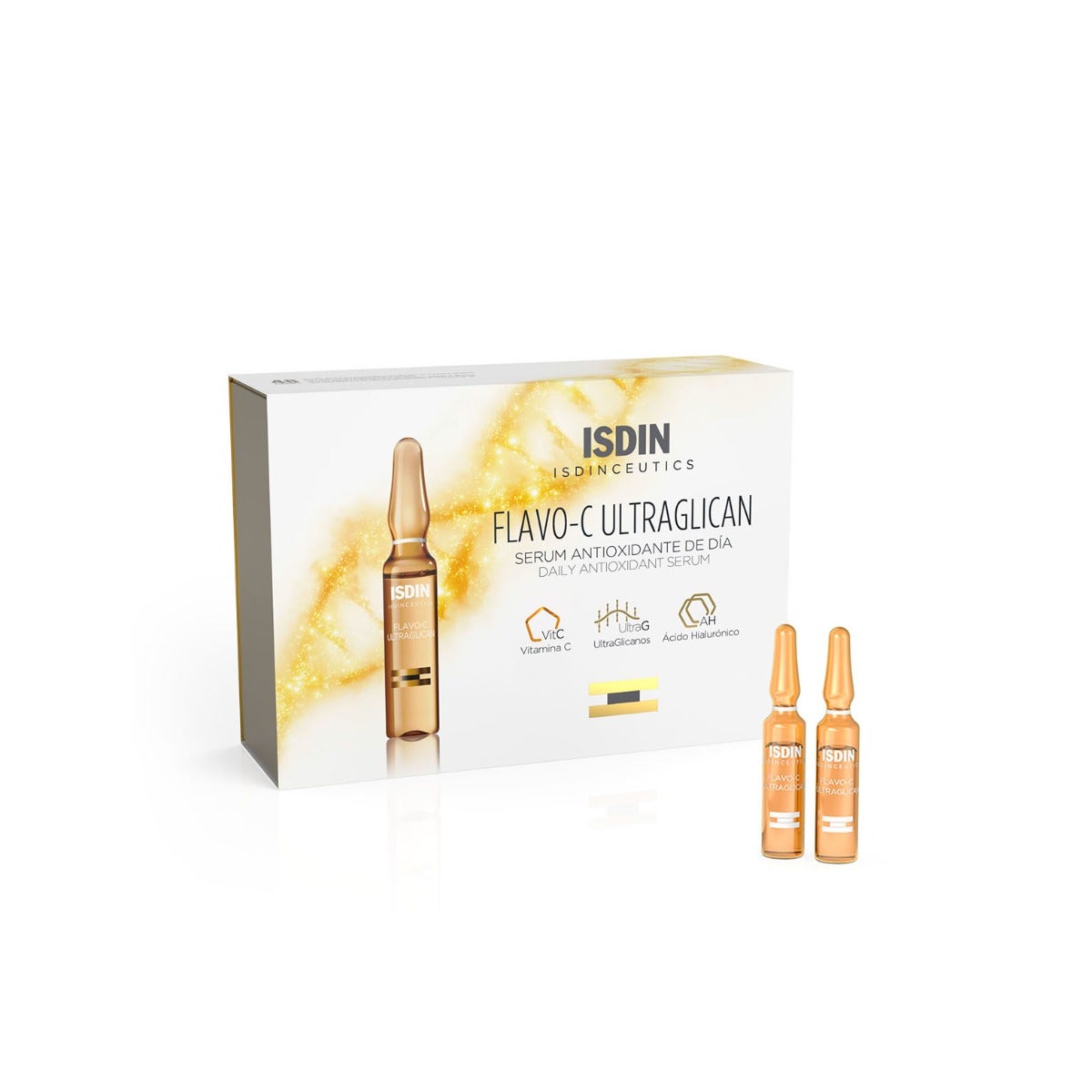 Isdin Isdinceutics Flavo-C Ultraglican Rostro 30 Viales-3