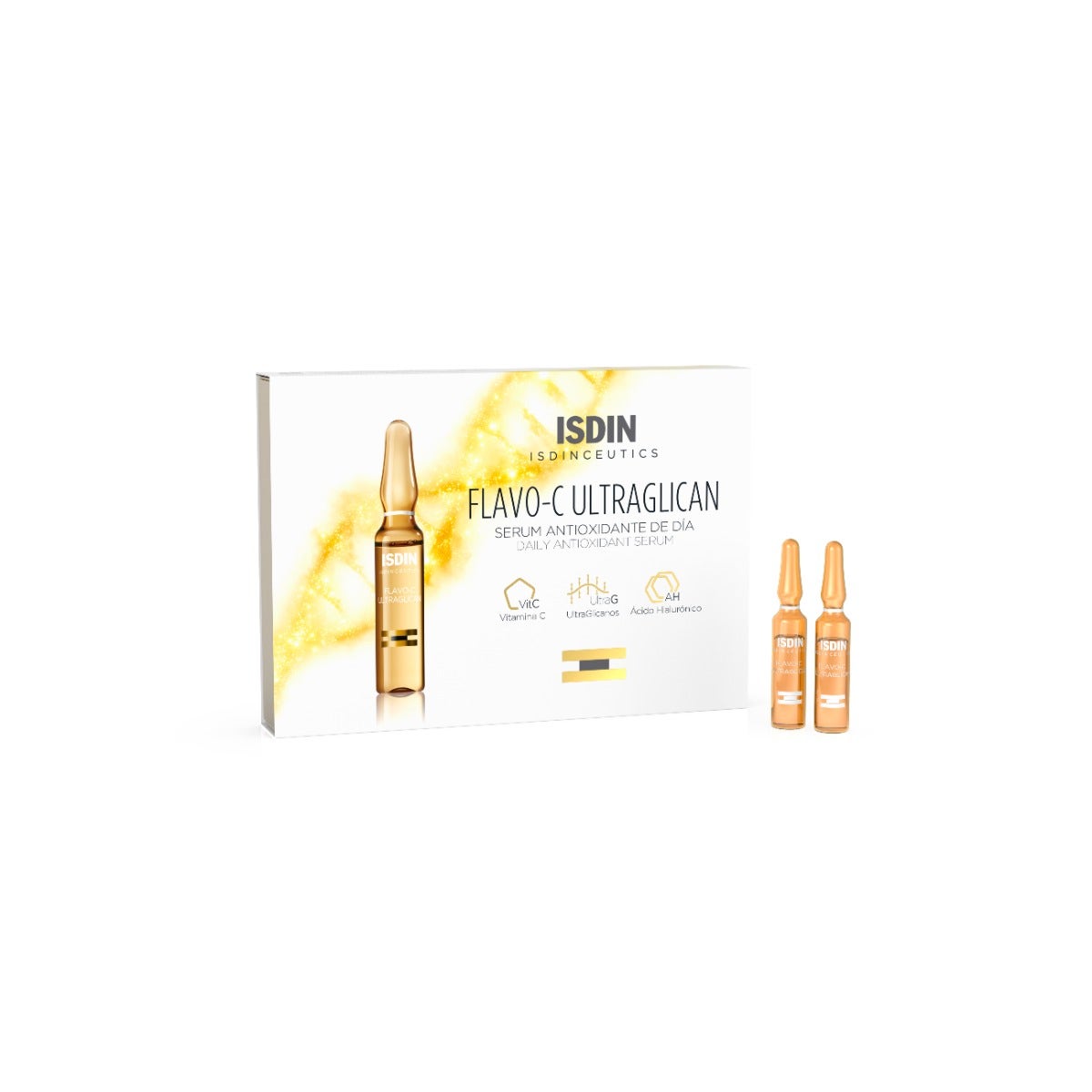 Isdin Isdinceutics Flavo-C Ultraglican Rostro 10 Viales-7